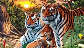Znajdź wszystkie tygrysy na obrazku. Do tej pory udało się to tylko 1% społeczeństwa