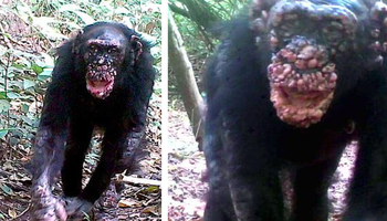 Do sieci trafiły szokujące zdjęcia szympansów. Ich widok przeraża