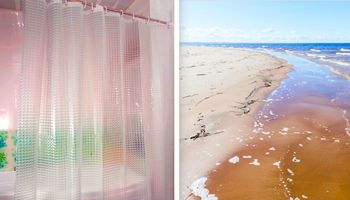 Zasłona prysznicowa na plaży, czyli co przyda Ci się na wakacjach z dziećmi