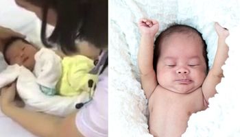 Pielęgniarka potrafi uśpić każdego niemowlaka w 5 minut. Używa do tego zwykłego ręcznika!