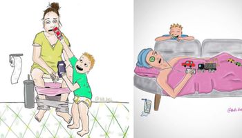 30 mega zabawnych ilustracji o codzienności każdej mamy. Są szczere aż do bólu