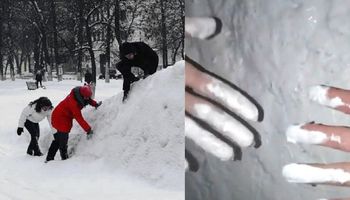 Absurdalny powód, dla którego śnieg w rosyjskim mieście zostawiał na dłoniach grubą białą warstwę