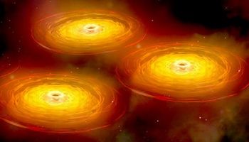 Naukowcy z NASA odkryli trzy supermasywne czarne dziury, które się zderzą