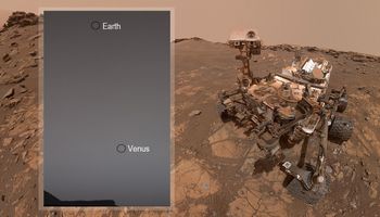 Łazik Curiosity uchwycił oszałamiające zdjęcie Ziemi i Wenus z powierzchni Czerwonej Planety