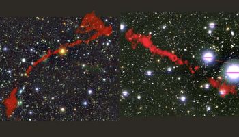 Astronomowie odkryli dwie gigantyczne radiogalaktyki. Są ponad 60 razy większe od Drogi Mlecznej