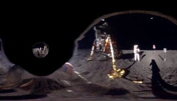 Co Buzz Aldrin widział na Księżycu? Odwrócone zdjęcie ujawnia perspektywę astronauty