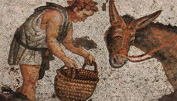 Grecki filozof, który umarł ze śmiechu po tym, jak zobaczył pijanego osła jedzącego figi