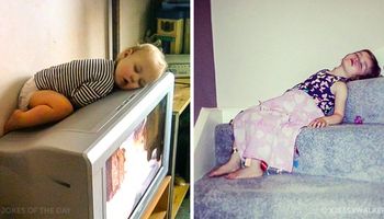 15 mega słodkich i zabawnych zdjęć śpiących dzieci. #3 najlepszy!