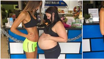 Te kobiety zrobiły sobie zdjęcie jakiś czas przed porodem. Po narodzinach, postanowiły to powtórzyć!