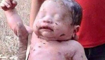 Dziecko zostało pochowane z twarzą skierowaną w piach. Na ciele miało 14 ran kłutych…