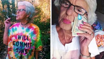 87-letnia babcia, czuje się młodziej niż niejedna nastolatka. Zdjęcia mówią same za siebie