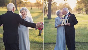 To małżeństwo czekało 70 lat, aby zrobić sobie ślubne zdjęcie. Powód wydaje się dość błahy