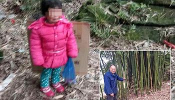 Przywiązał 2-letnią córkę do bambusowych pędów na cmentarzu i odszedł. Zostawił przy niej wiadomość