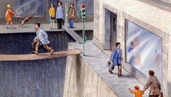 Ta genialna ilustracja obrazuje, jak wiele miejsca w naszym codziennym życiu zajmują samochody