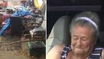71-latka sypiała przed domem we wraku auta. Jej losem zainteresował się sąsiad, który odkrył prawdę