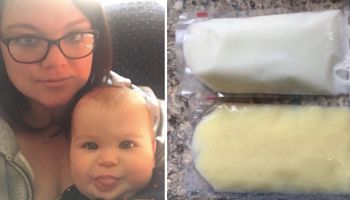 Mama karmiąca piersią chorą córkę zauważyła, że mleko zmieniło barwę. Nie dawało jej to spokoju