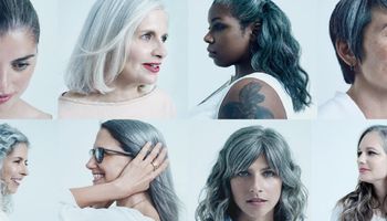 8 kobiet w różnym wieku, które z dumą prezentują swoje siwe czupryny. Nigdy nie czuły się lepiej