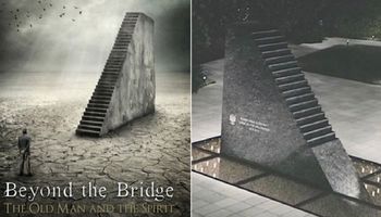 Niektórzy uważają, że projekt pomnika smoleńskiego jest plagiatem okładki znanego zespołu