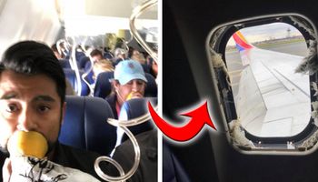 W czasie lotu rozbiło się okno samolotu i „wessało” jedną pasażerkę. Inni próbowali ją ratować