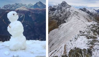 W Tatrach spadł wczoraj pierwszy śnieg. Zima zaskoczyła turystów