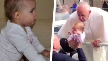 Papież pocałował główkę dziecka. 2 miesiące później rodzice są świadkami prawdziwego cudu