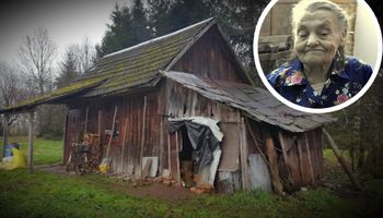 80-latka mieszkała w drewnianym, rozpadającym się szałasie. W 6 dni wybudowano jej dom