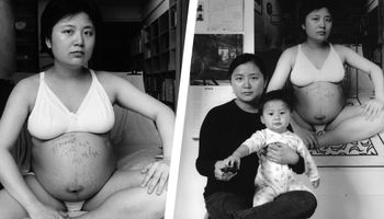 Co roku robiła sobie zdjęcie z synem, od chwili zajścia w ciążę. Ostatnie chwyta za serce