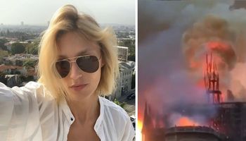 Anja Rubik wrzuciła nagranie z pożaru w Paryżu