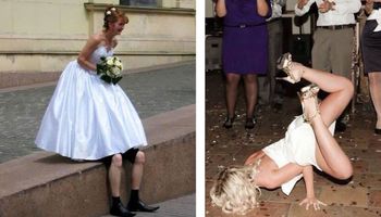 24 niezręczne zdjęcia z rosyjskich ślubów. Są tak złe, że aż dobre
