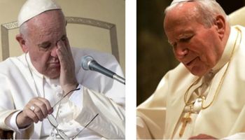 Papież Franciszek dosadnie odniósł się do kwestii Jana Pawła II i pedofilii w Kościele