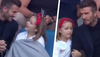 Beckham całuje w usta 7-letnią córkę. „Ojciec tak nie powinien całować córki!”