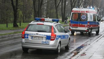 Tragedia w Olszance na Podlasiu. Dwóch mężczyzn zginęło w wyniku czołowego zderzenia