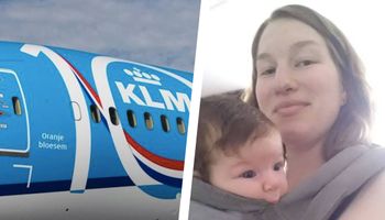 Karmiła piersią córeczkę w samolocie. Reakcja stewardessy ją oburzyła