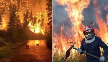 Tysiące żołnierzy gasi pożar lasu
