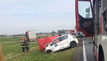Makabryczny wypadek „elki”. Instruktor jazdy poniósł śmierć na miejscu
