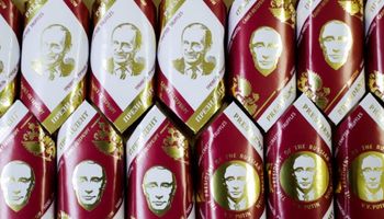 Cukierki z Putinem zawierające wódkę 1