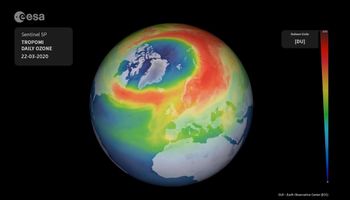 Wielka dziura ozonowa nad Arktyką