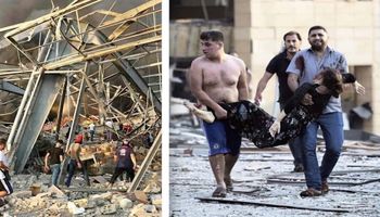 Zniszczenia po eksplozji w Bejrucie