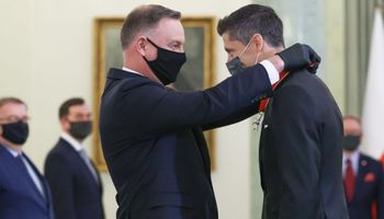 Lewandowski odznaczony przez prezydenta trzecim najważniejszym orderem w Polsce