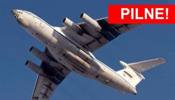 Rosyjski samolot na polskim niebie