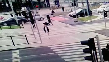 Atak nożownika na rondzie w Poznaniu