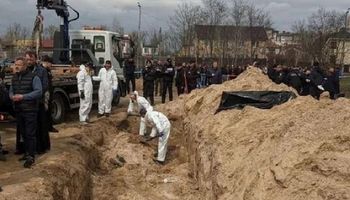 masowe groby w obwodzie kijowskim