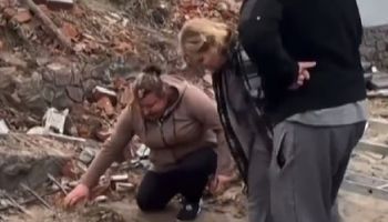 Ukrainka znalazła ciało syna w gruzach