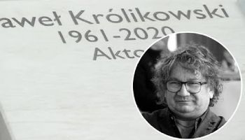 karteczka na grobie Pawła Królikowskiego