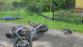 19-letni motocyklista zginął w Maryniowie