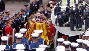 Chwile grozy na pogrzebie Królowej Elżbiety II