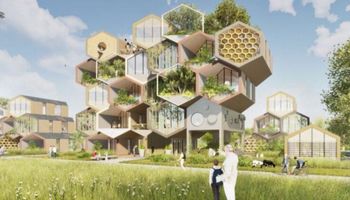 Projekt HIVE czyli ekologiczne domy w kształcie plastrów z pszczelego ula