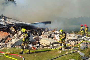 Tragiczny finał akcji ratunkowej w Miłkowie-Kolonii. Pod gruzami znaleziono ciało mężczyzny