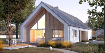 Projekt domu w stylu nowoczesnej stodoły