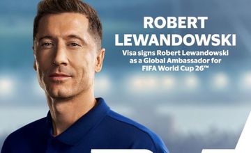 Robert Lewandowski globalnym ambasadorem marki Visa